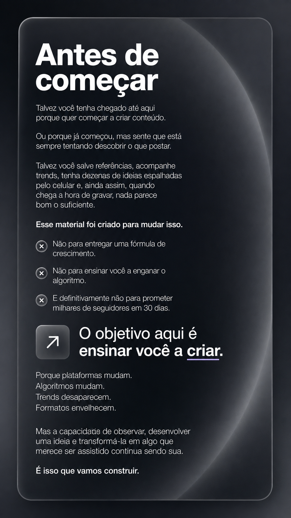 Página interna do CRIE.
